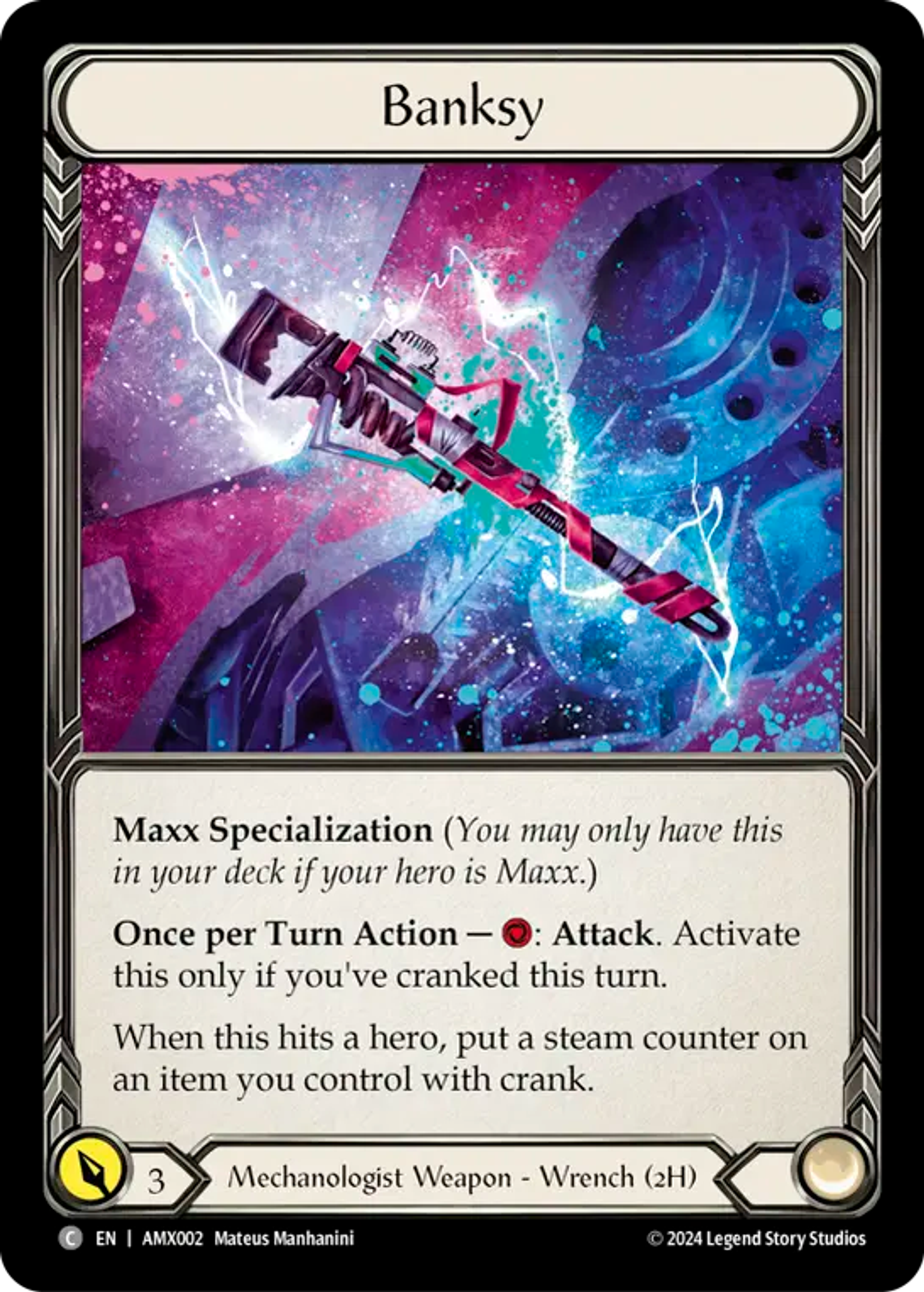 Banksy — Armory Deck - Maxx 'The Hype' Nitro — Flesh and Blood