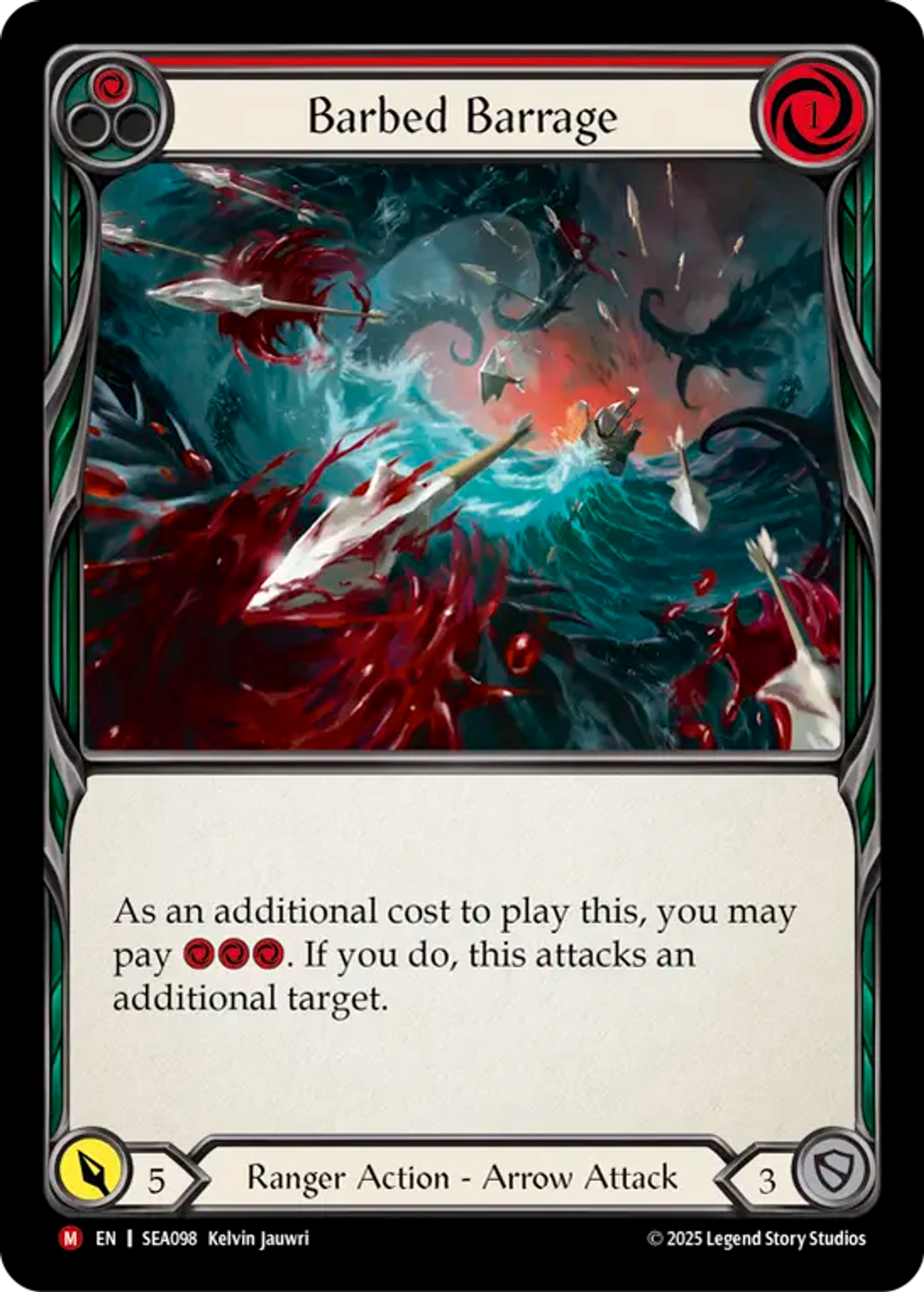 Barrage barbelé — High Seas — Flesh and Blood