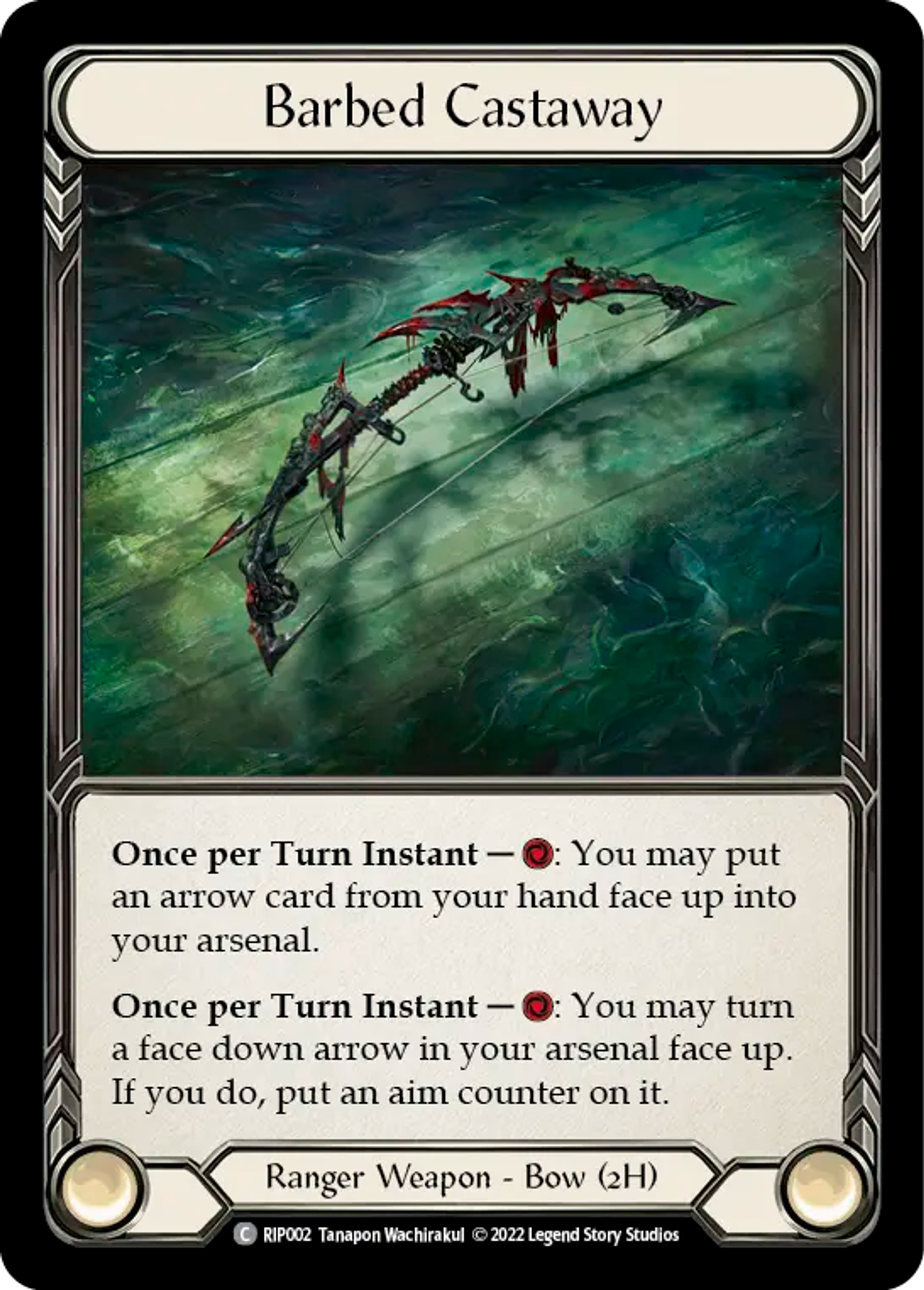 Barbed Castaway — Riptide - Blitz Deck — Flesh and Blood