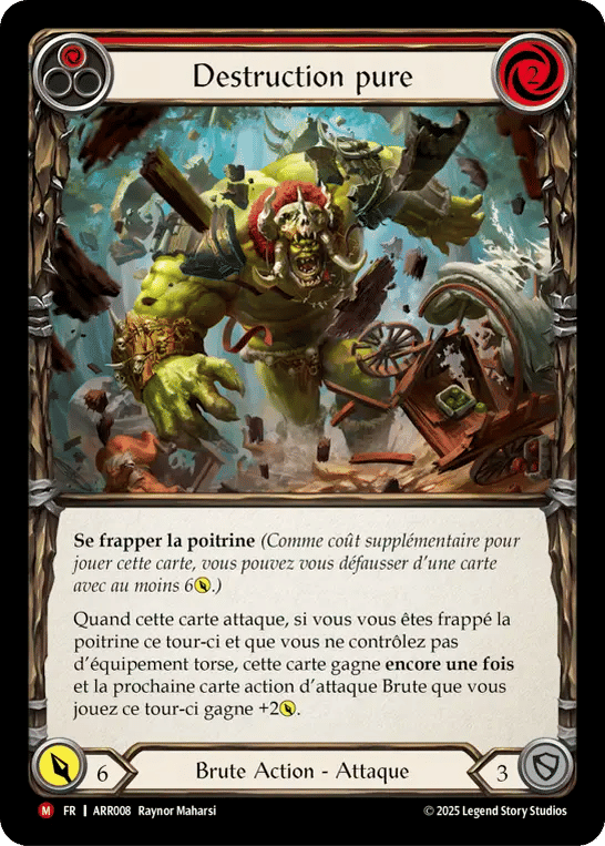 Bare Destruction — Armory Deck - Rhinar, Reckless Rampage — Flesh and Blood