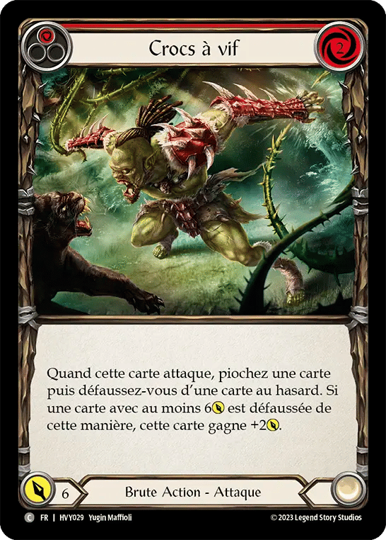 Crocs à vif — Heavy Hitters — Flesh and Blood