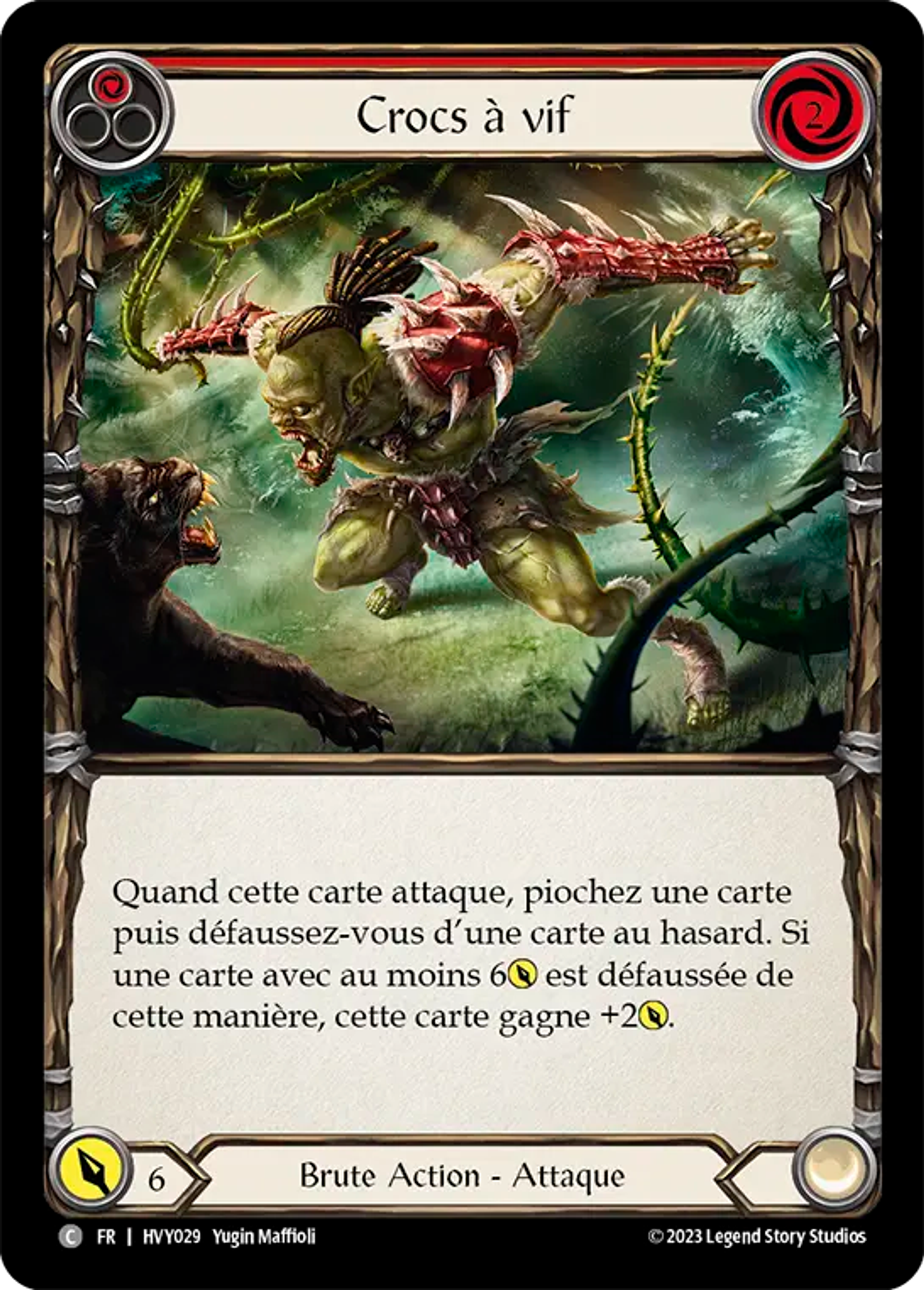 Crocs à vif — Heavy Hitters — Flesh and Blood