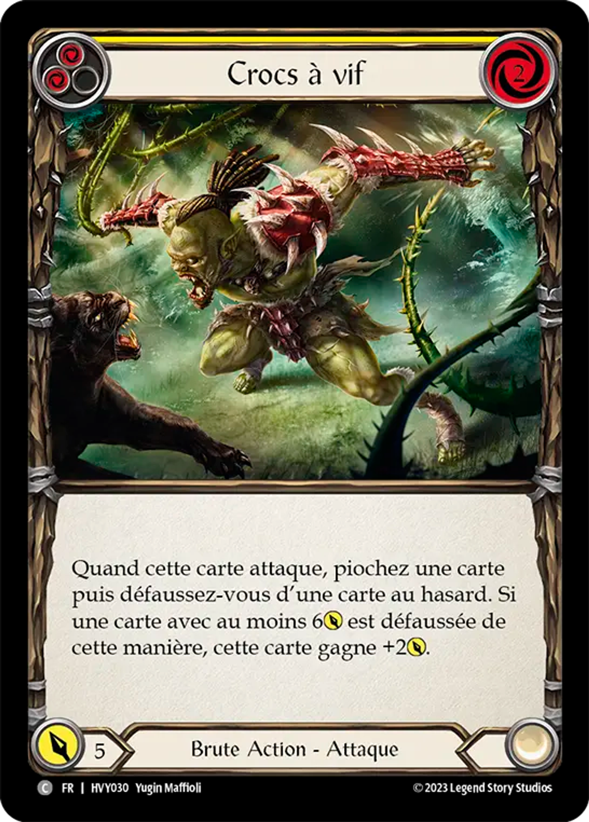 Crocs à vif — Heavy Hitters — Flesh and Blood