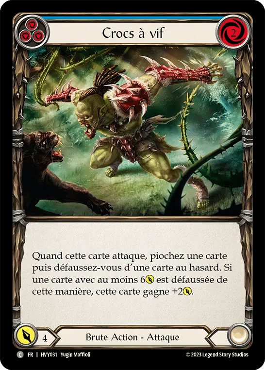 Crocs à vif — Heavy Hitters — Flesh and Blood