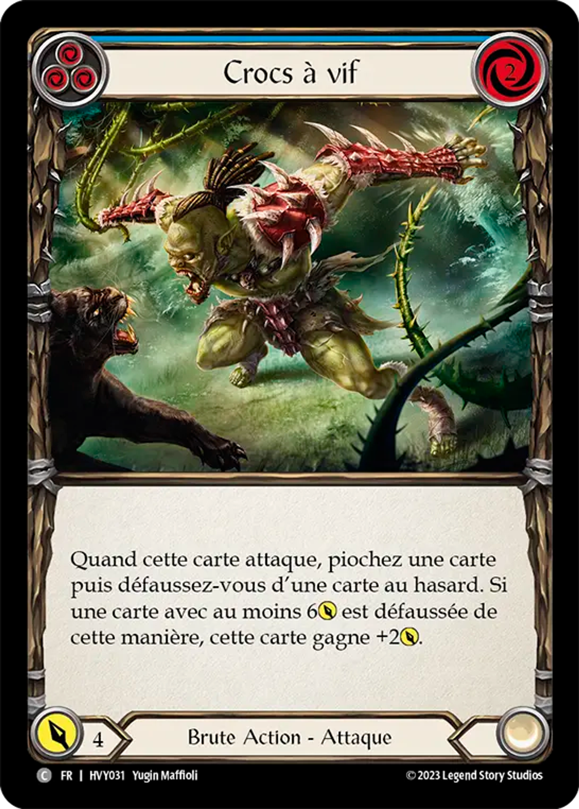 Crocs à vif — Heavy Hitters — Flesh and Blood