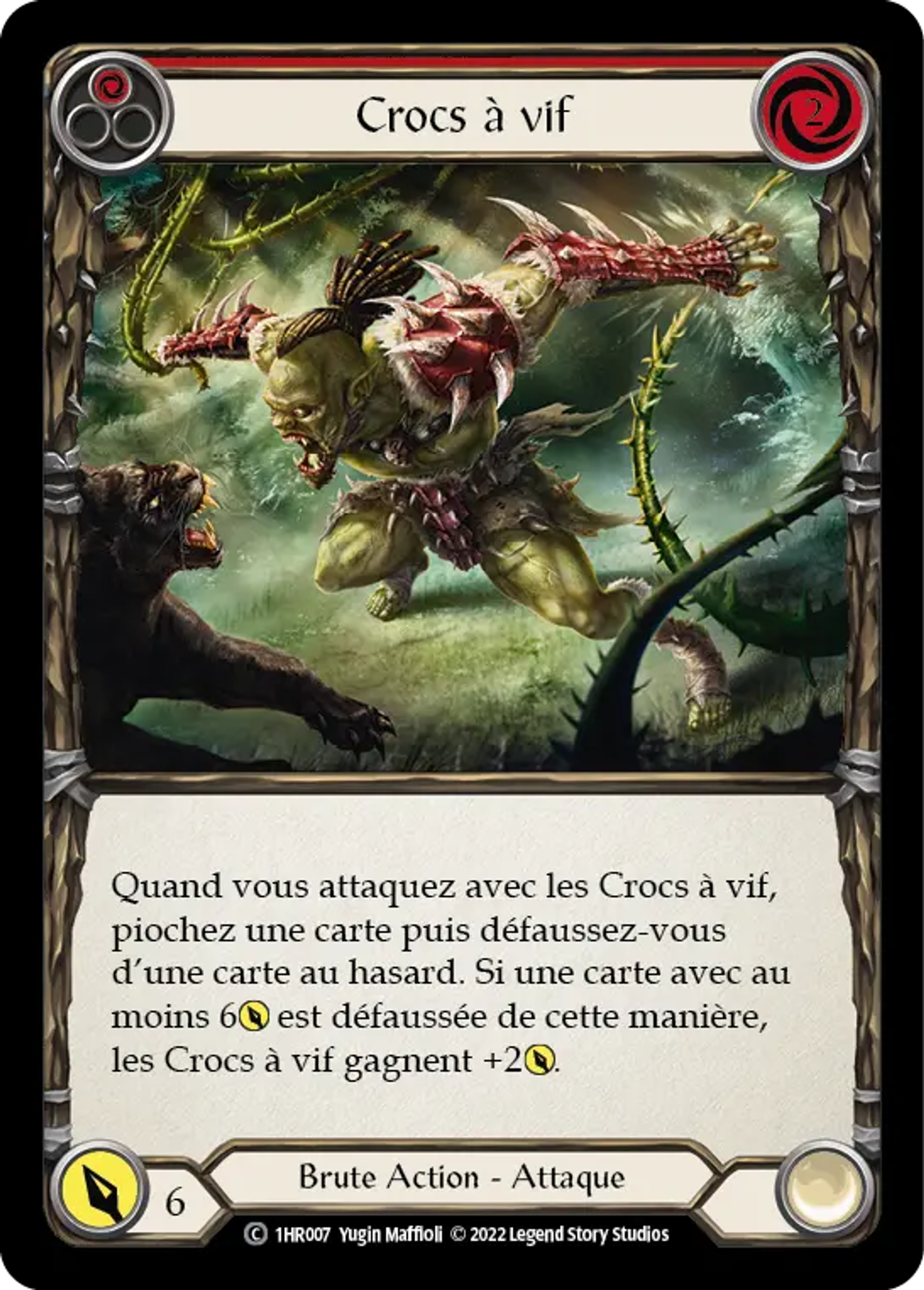 Crocs à vif — Rhinar - Blitz Deck — Flesh and Blood
