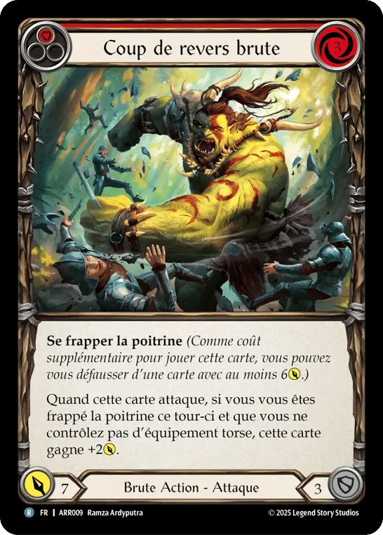 Bare Swing (Red) — Armory Deck - Rhinar, Reckless Rampage — Flesh and Blood