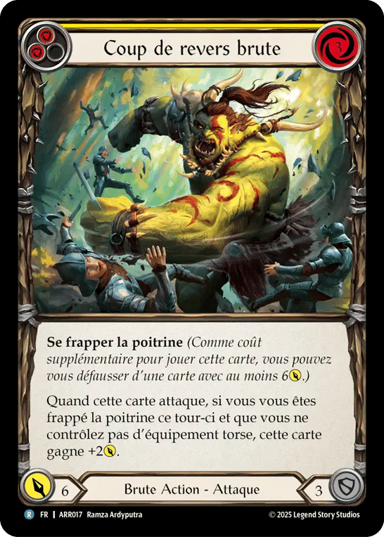 Coup de revers brute — Armory Deck - Rhinar, Reckless Rampage — Flesh and Blood
