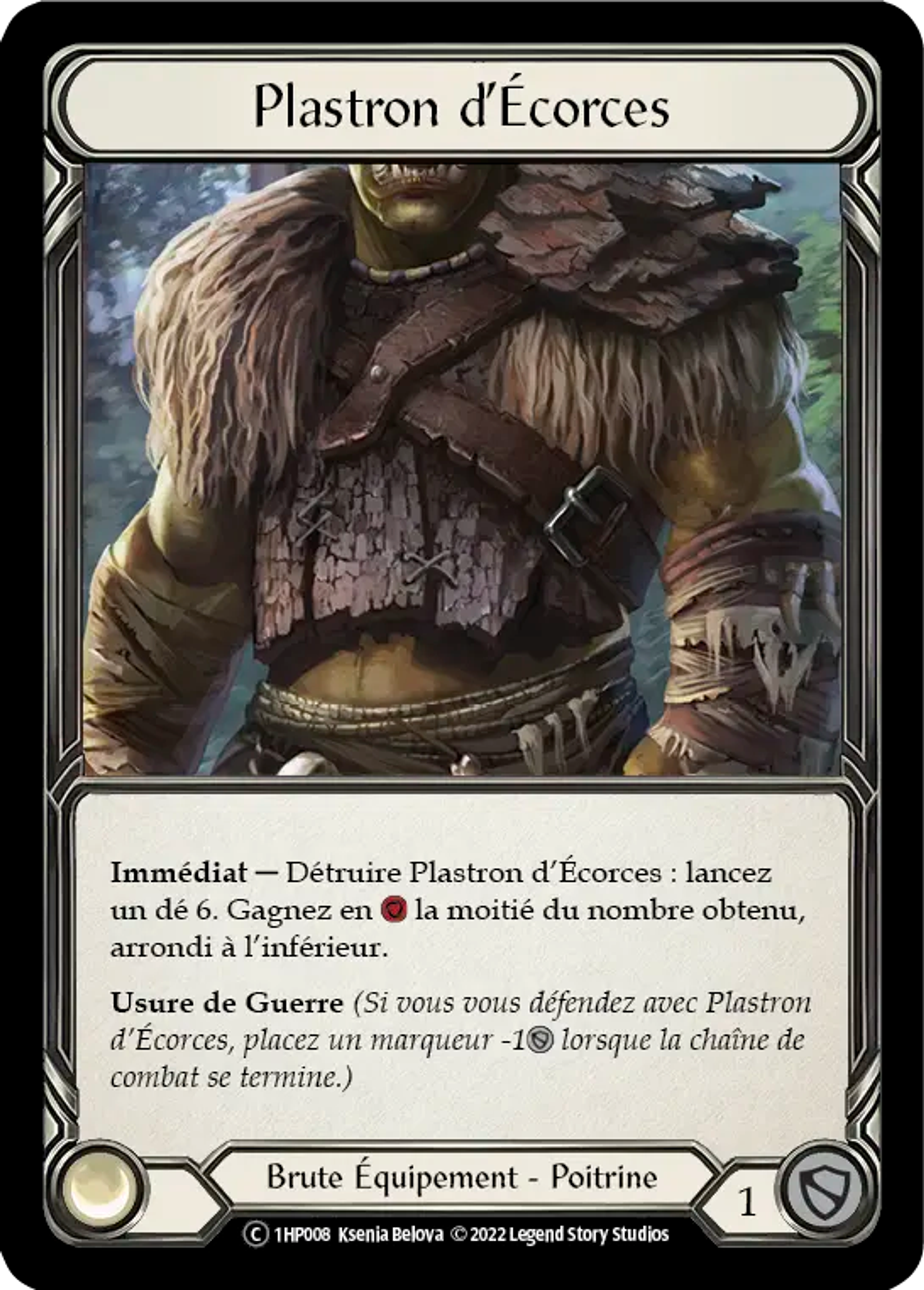 Plastron d'Écorces — History Pack 1 - Black Label — Flesh and Blood