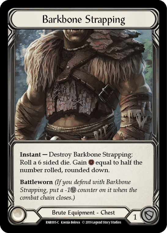Barkbone Strapping — Rhinar, Reckless Rampage - Hero Deck — Flesh and Blood