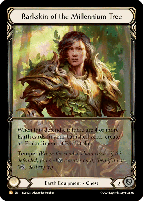 Barkskin of the Millennium Tree — Rosetta — Flesh and Blood