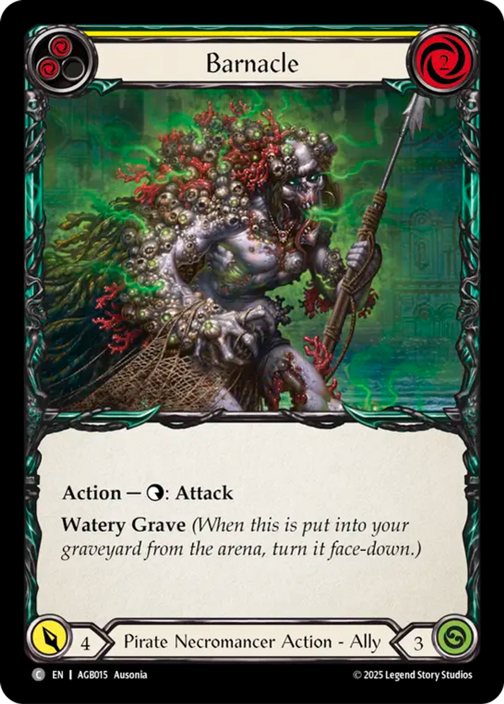 Barnacle (Yellow) — Armory Deck - Gravy Bones — Flesh and Blood