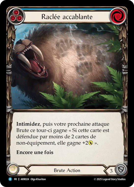 Barraging Beatdown (Blue) — Armory Deck - Rhinar, Reckless Rampage — Flesh and Blood