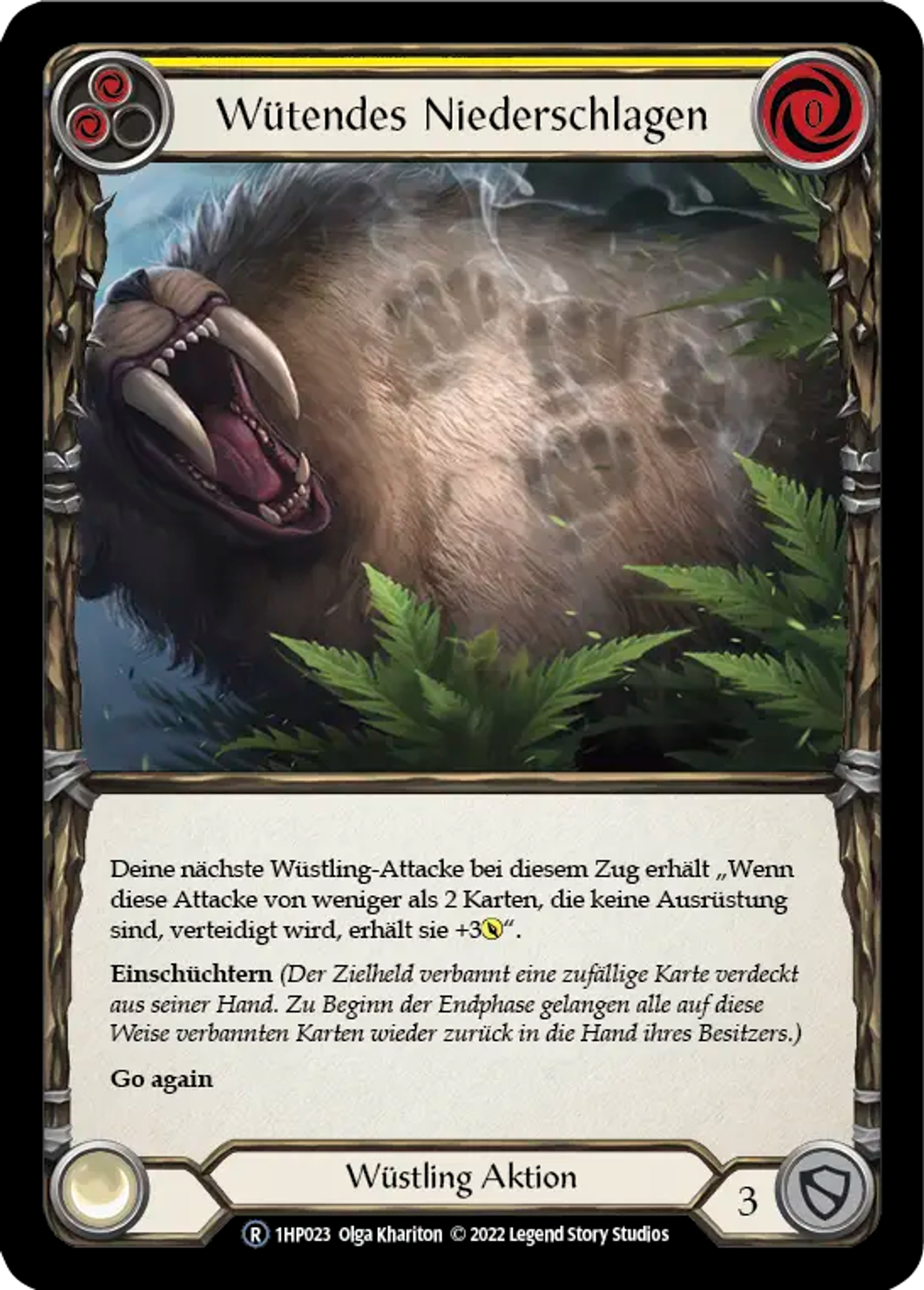 Barraging Beatdown (Yellow) — History Pack 1 - Black Label — Flesh and Blood