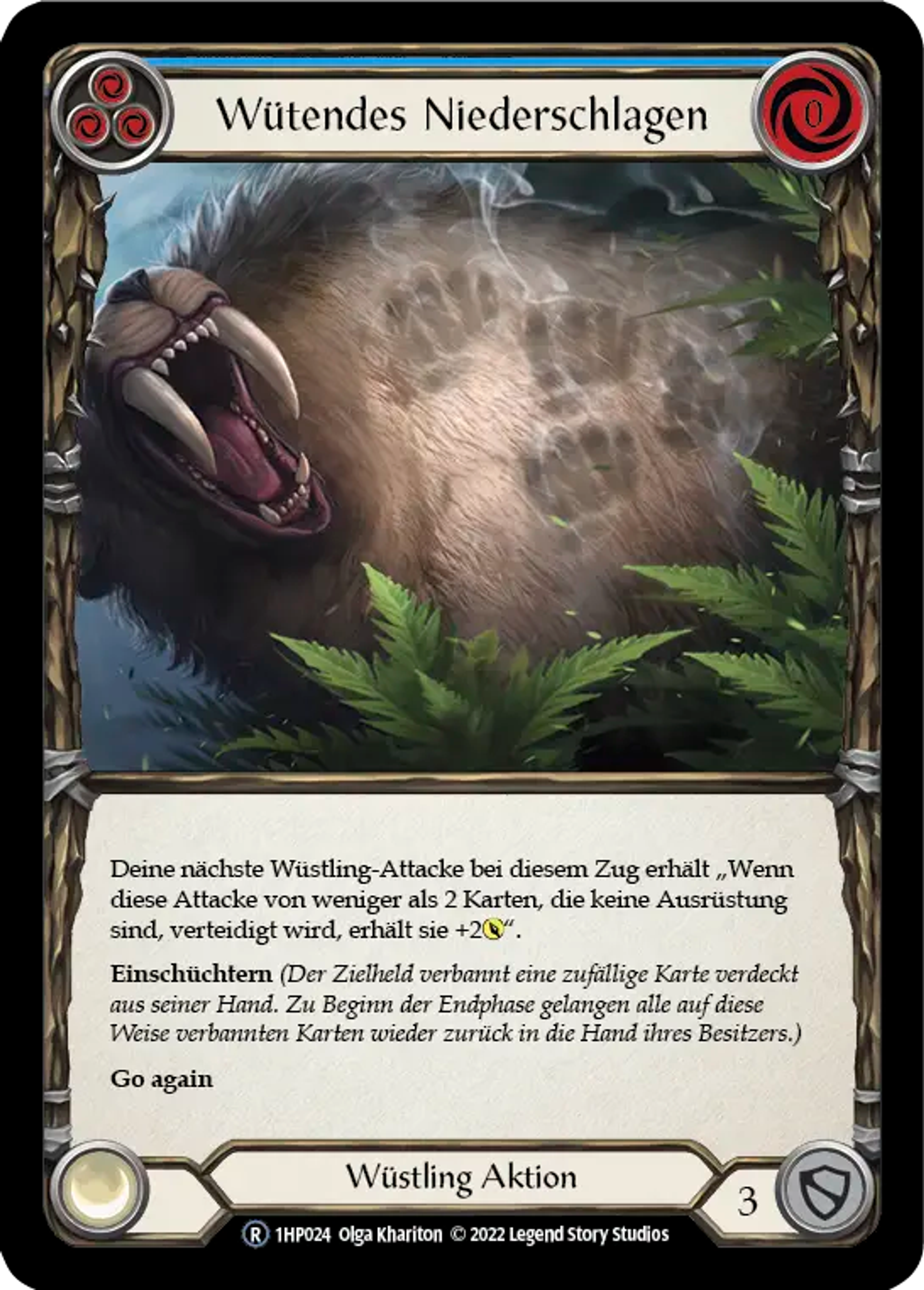 Barraging Beatdown (Blue) — History Pack 1 - Black Label — Flesh and Blood