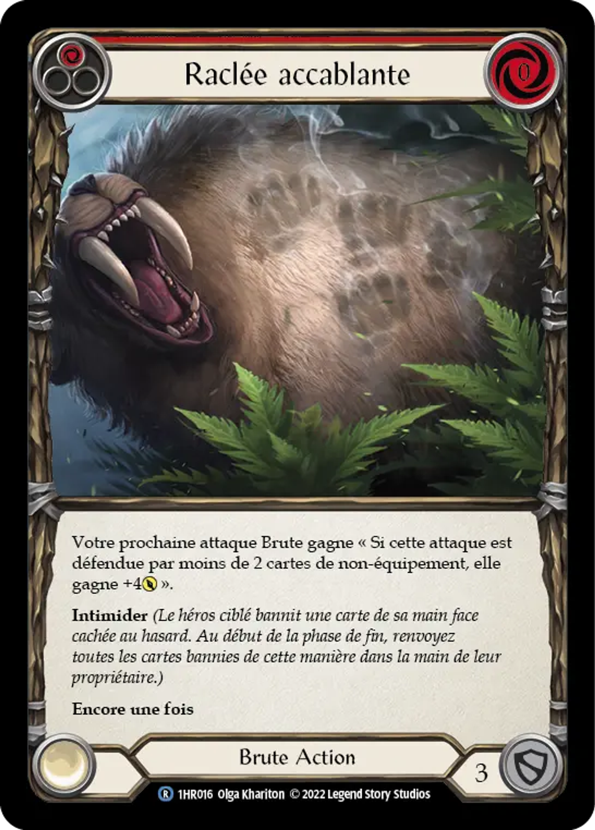 Raclée accablante — Rhinar - Blitz Deck — Flesh and Blood