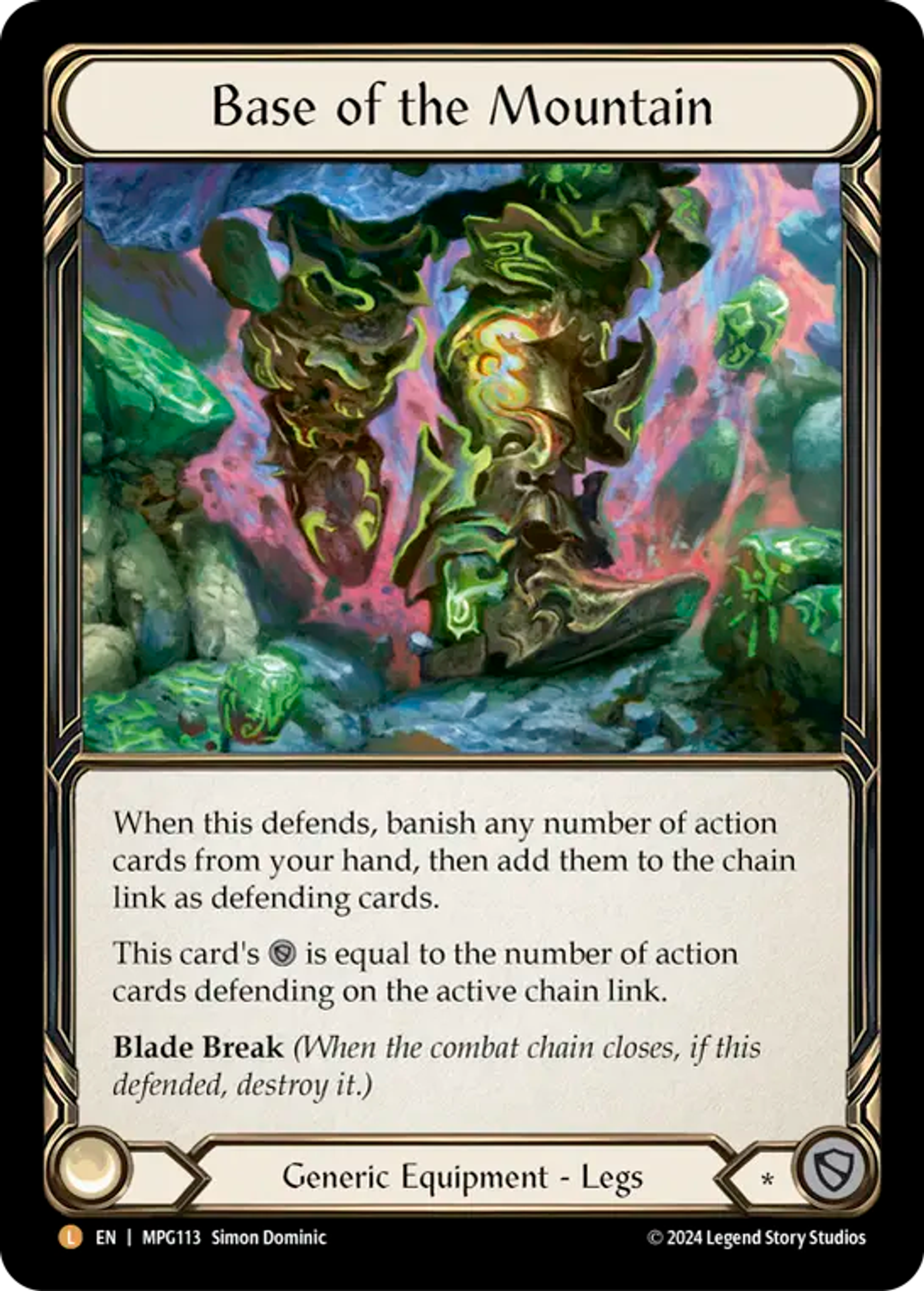Pied de la montagne — Mastery Pack Guardian — Flesh and Blood