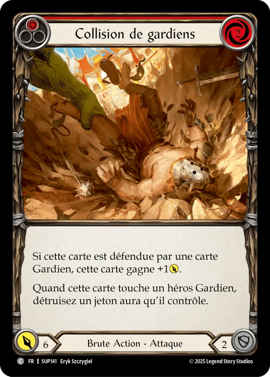 Collision de gardiens — Super Slam — Flesh and Blood