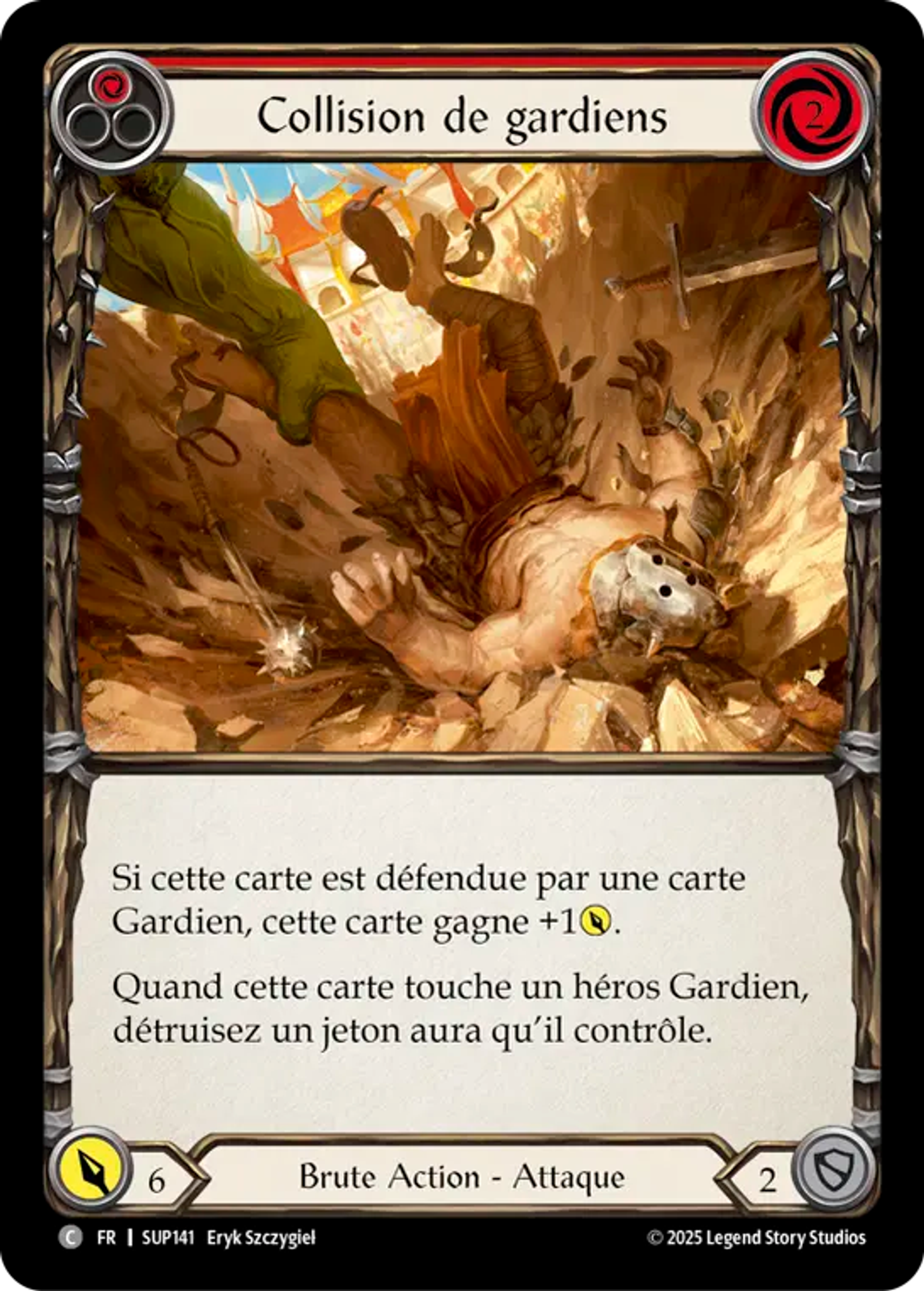 Collision de gardiens — Super Slam — Flesh and Blood