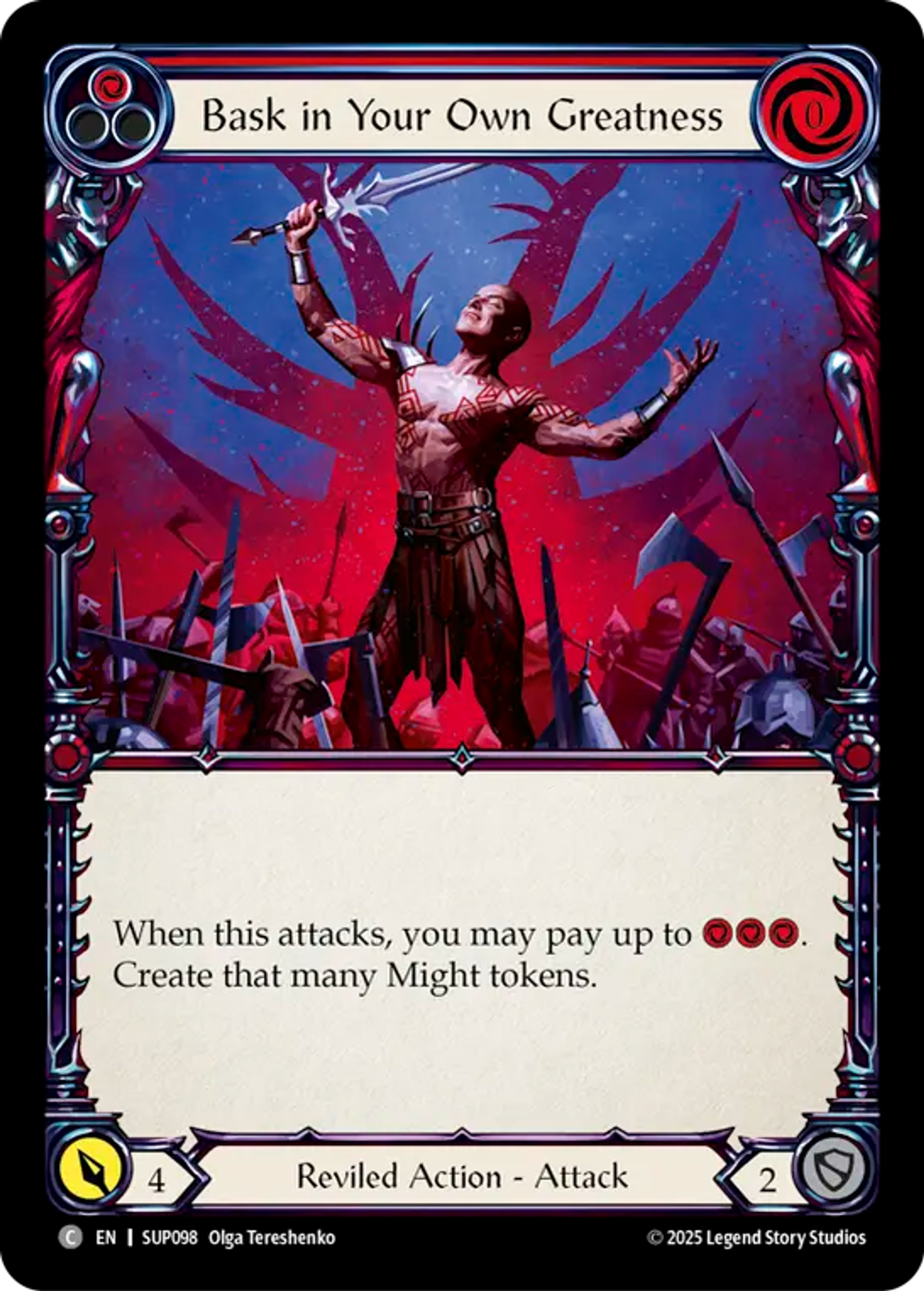 Bask in Your Own Greatness (Red) — Super Slam — Flesh and Blood