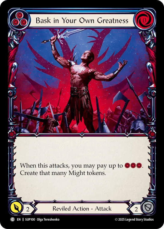 Bask in Your Own Greatness (Blue) — Super Slam — Flesh and Blood
