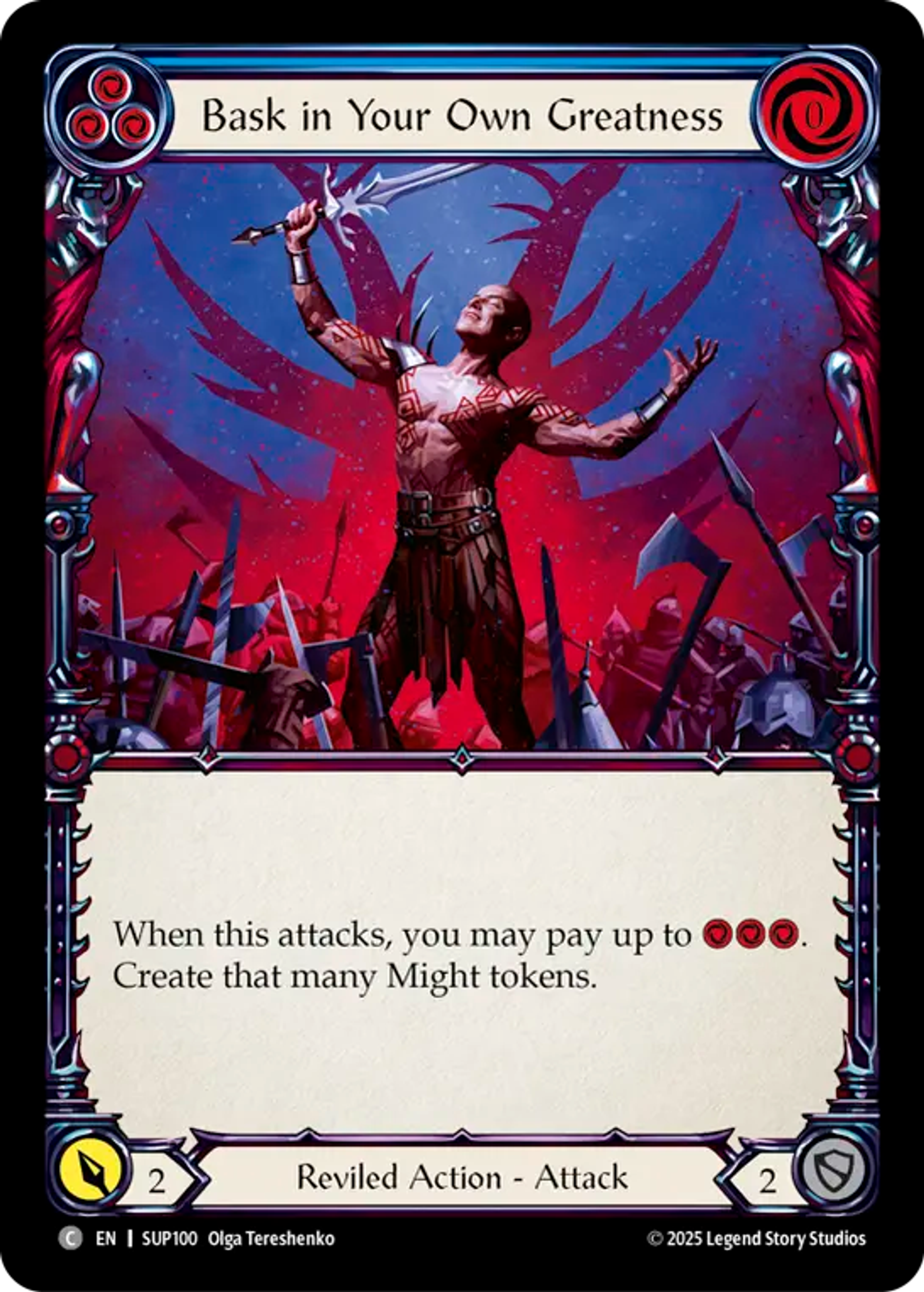 Bask in Your Own Greatness (Blue) — Super Slam — Flesh and Blood