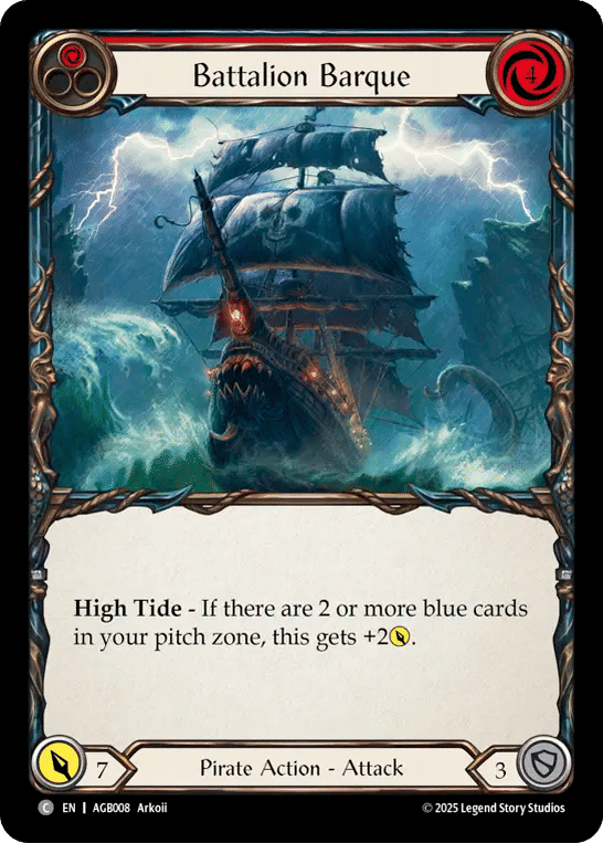 Battalion Barque (Red) — Armory Deck - Gravy Bones — Flesh and Blood