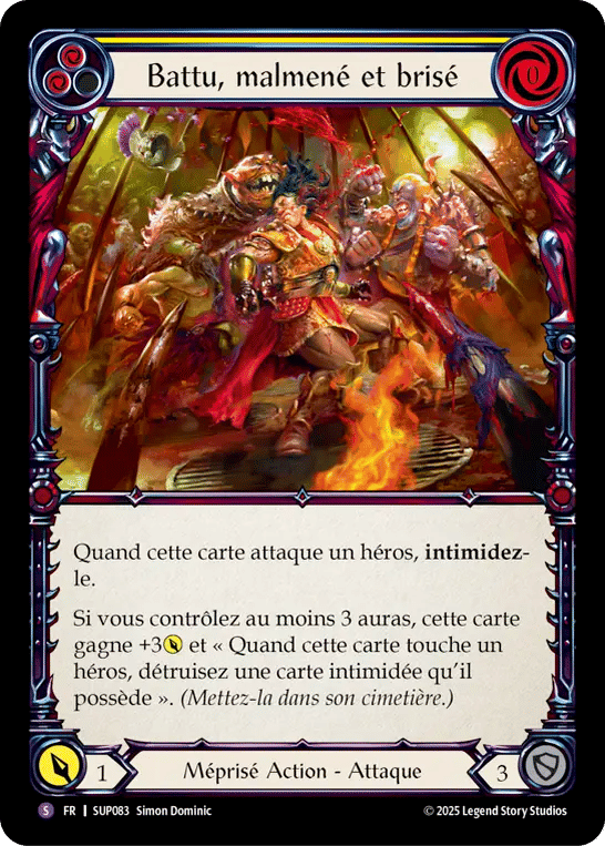 Battu, malmené et brisé — Super Slam — Flesh and Blood