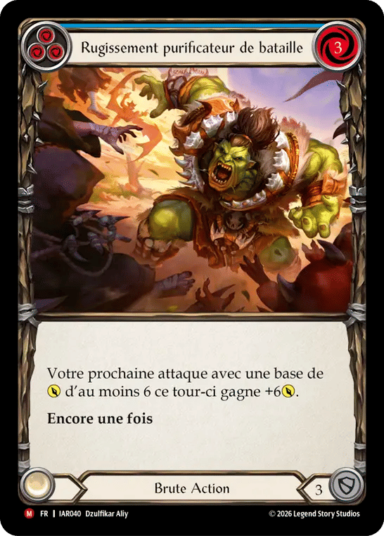 Rugissement purificateur de bataille — Usurp the Shadow Throne — Flesh and Blood