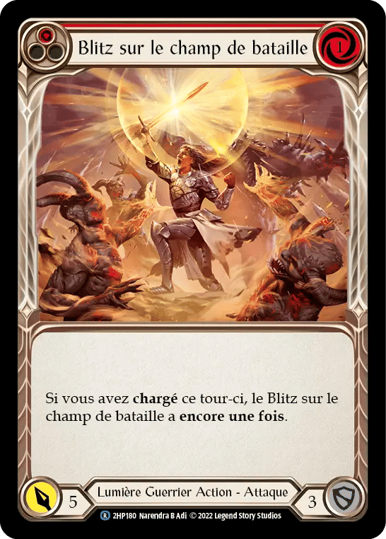 Blitz sur le champ de bataille — History Pack 2 - Black Label — Flesh and Blood