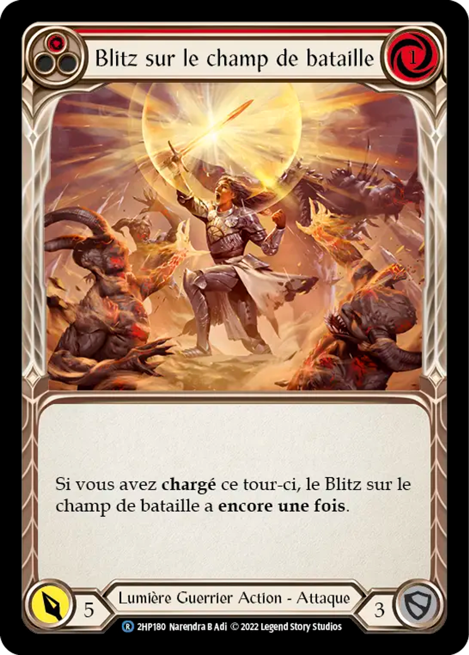 Blitz sur le champ de bataille — History Pack 2 - Black Label — Flesh and Blood