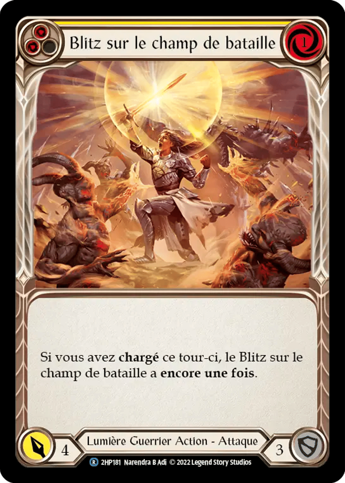 Blitz sur le champ de bataille from History Pack 2 - Black Label - Flesh and Blood
