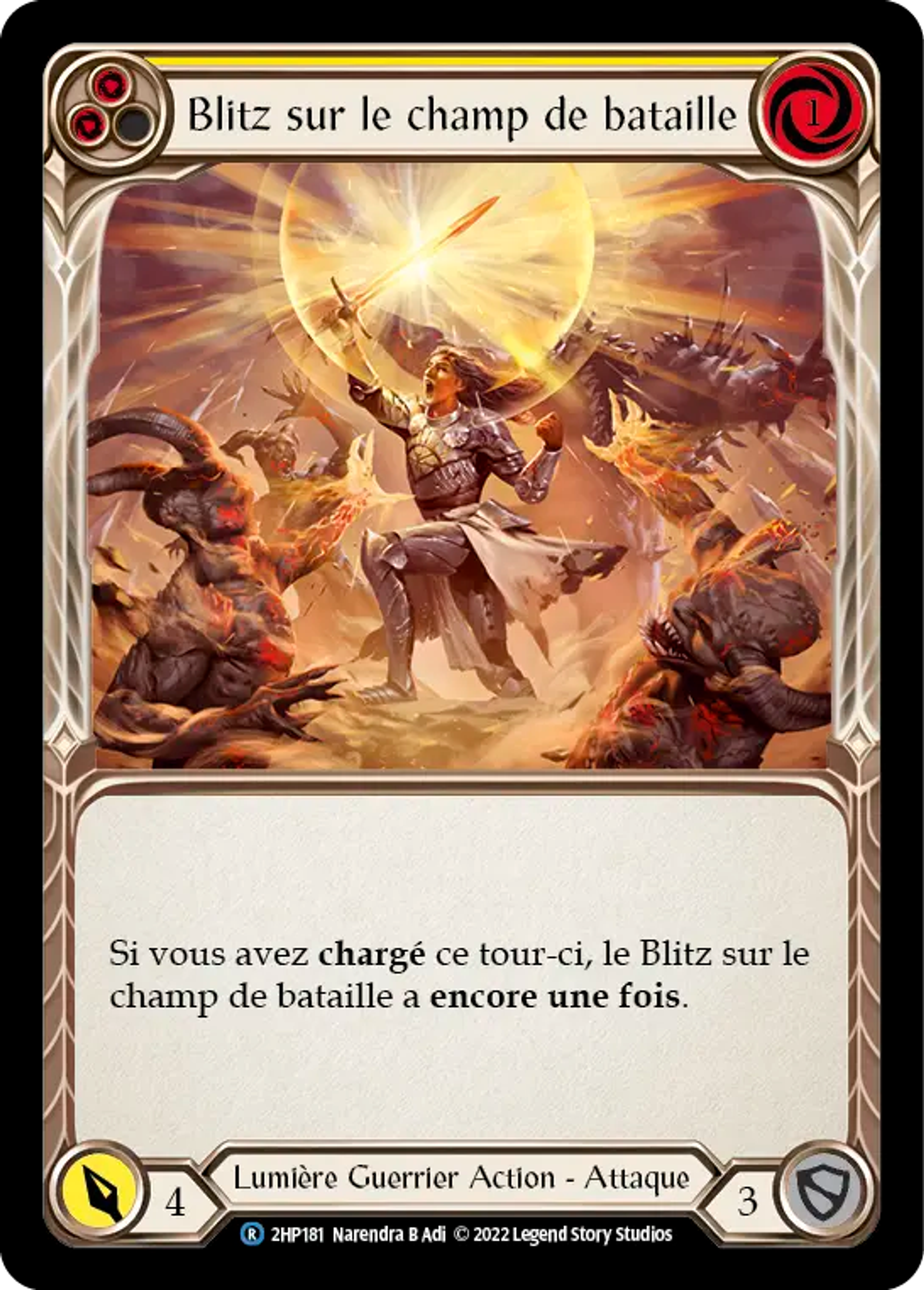 Blitz sur le champ de bataille — History Pack 2 - Black Label — Flesh and Blood