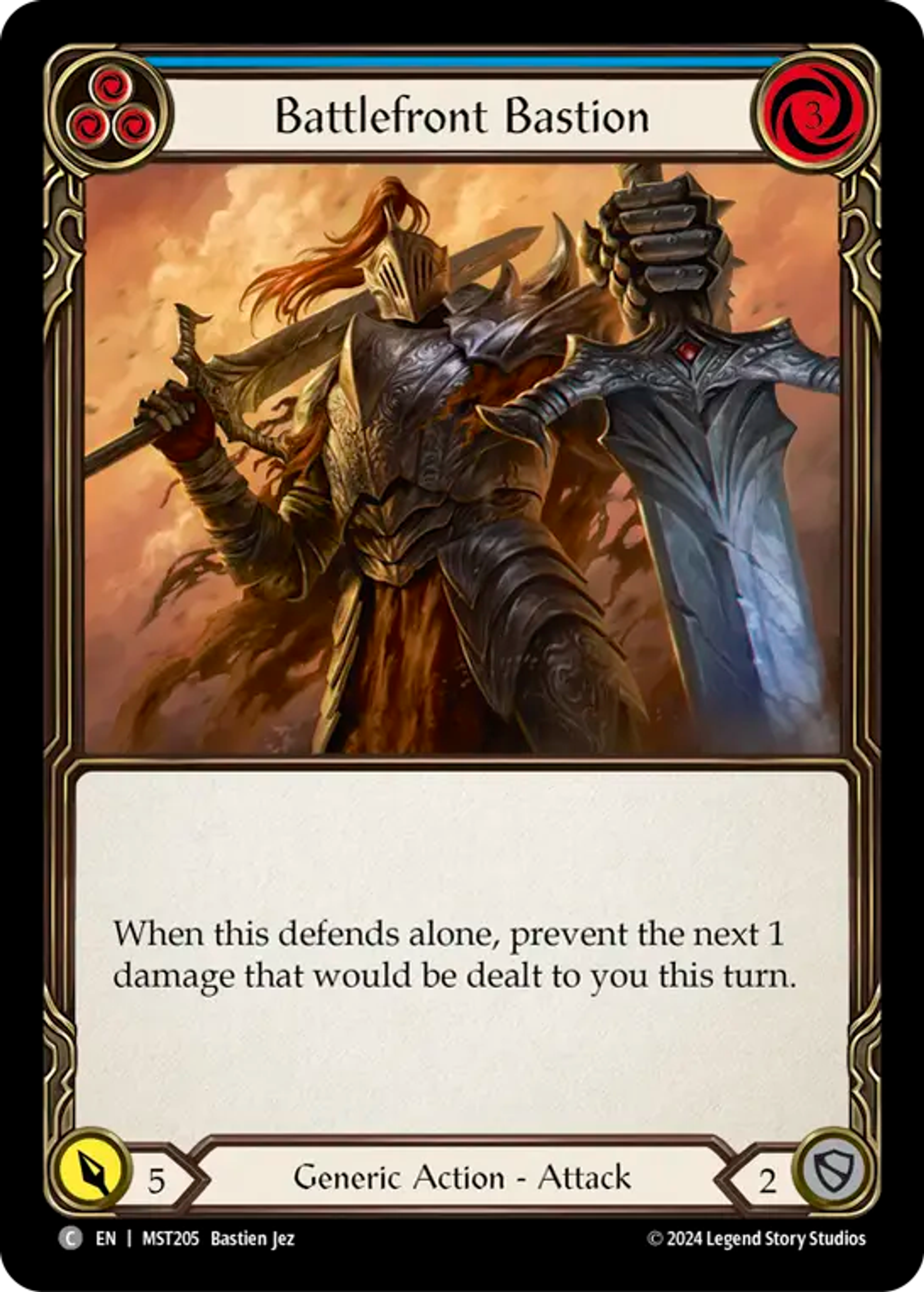 Bastion de première ligne — Part the Mistveil — Flesh and Blood