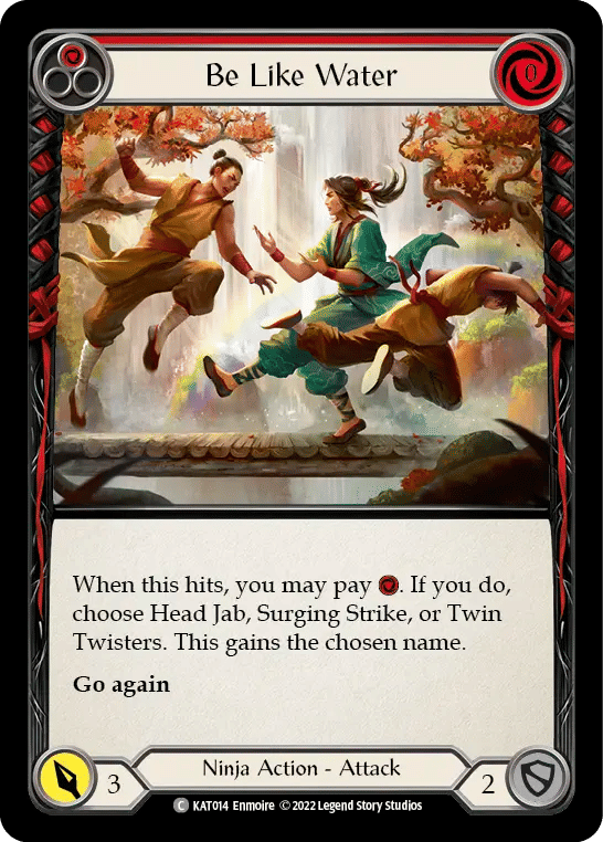 Be Like Water (Red) — Katsu - Blitz Deck — Flesh and Blood
