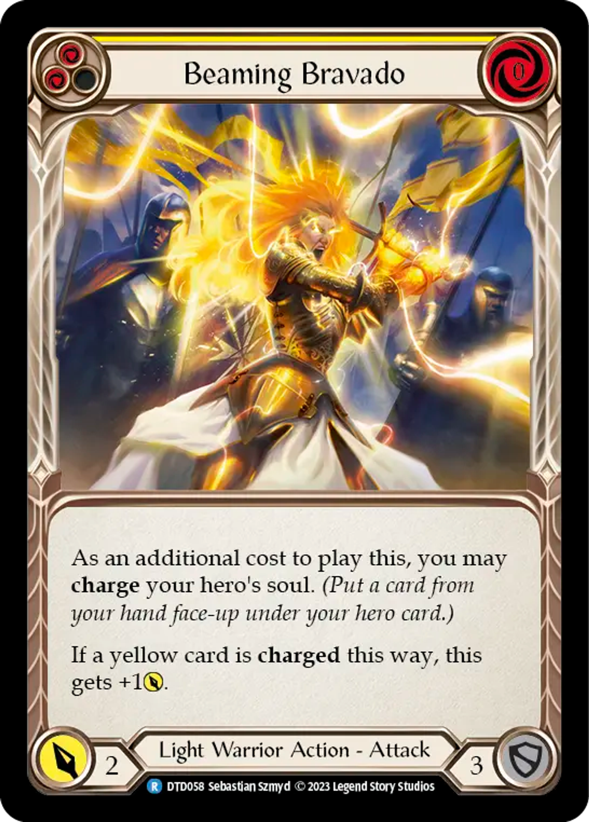 Beaming Bravado (Yellow) — Dusk till Dawn — Flesh and Blood