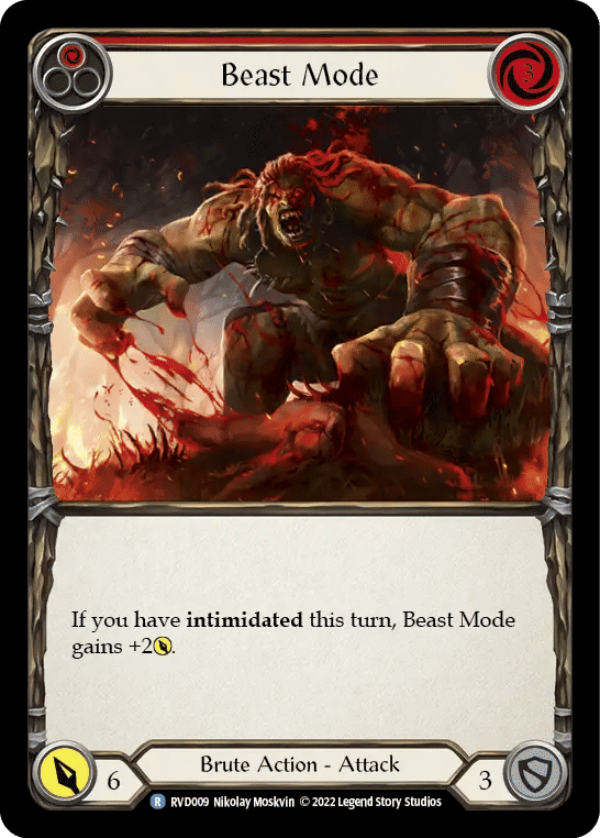 Beast Mode (Red) — Classic Battles: Rhinar vs Dorinthea — Flesh and Blood