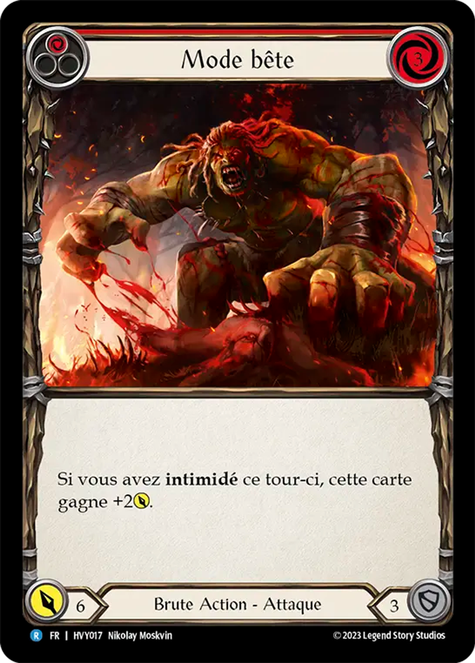 Mode bête — Heavy Hitters — Flesh and Blood