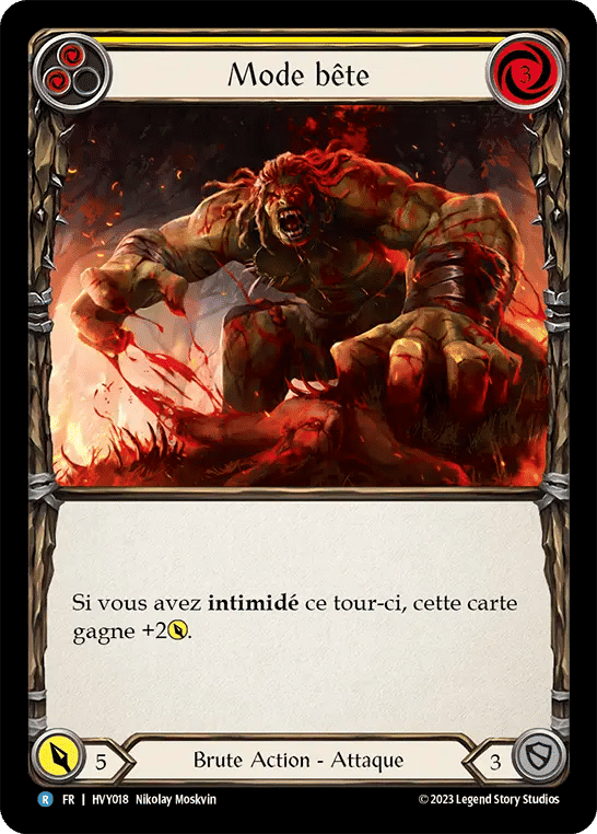 Mode bête — Heavy Hitters — Flesh and Blood