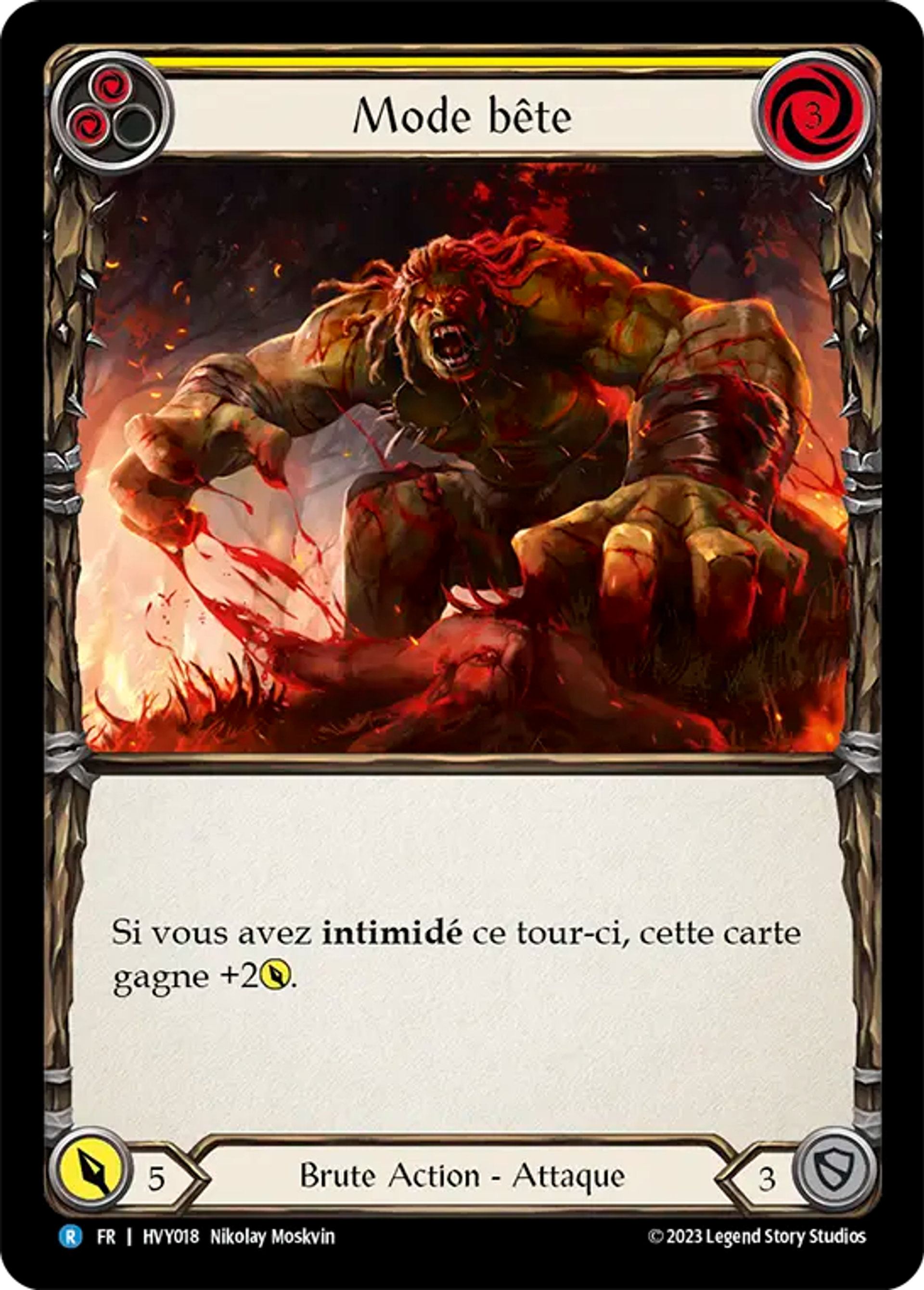 Mode bête — Heavy Hitters — Flesh and Blood