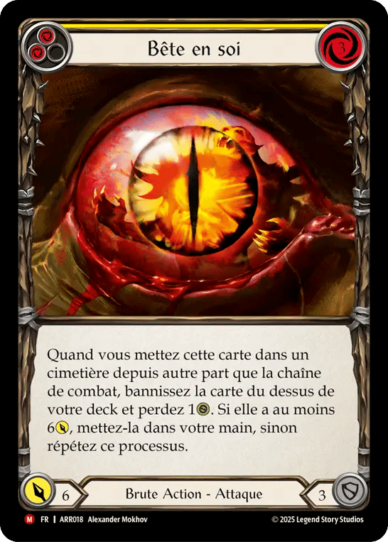 Bête en soi — Armory Deck - Rhinar, Reckless Rampage — Flesh and Blood