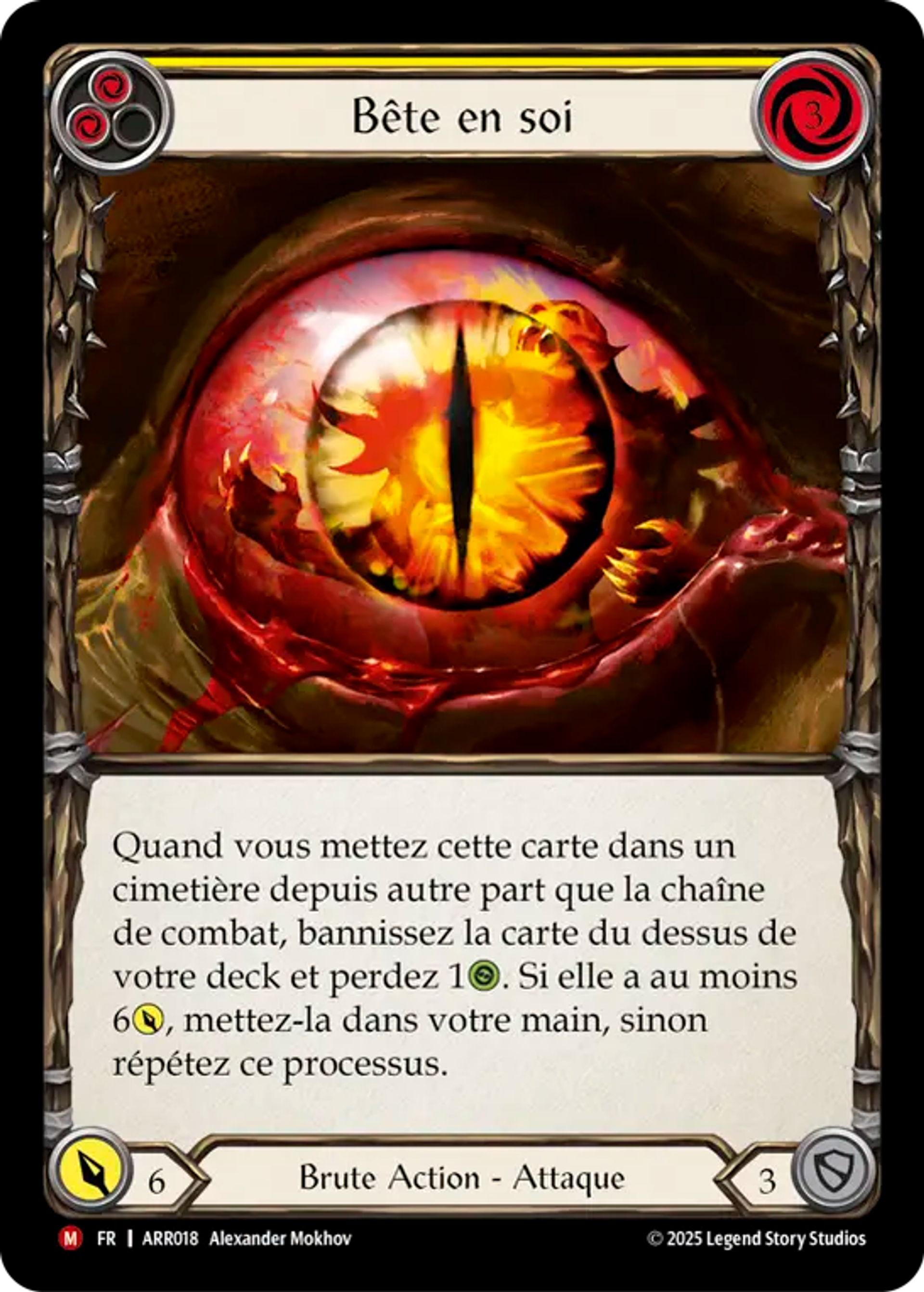Bête en soi — Armory Deck - Rhinar, Reckless Rampage — Flesh and Blood