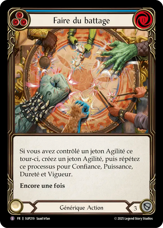 Faire du battage — Super Slam — Flesh and Blood