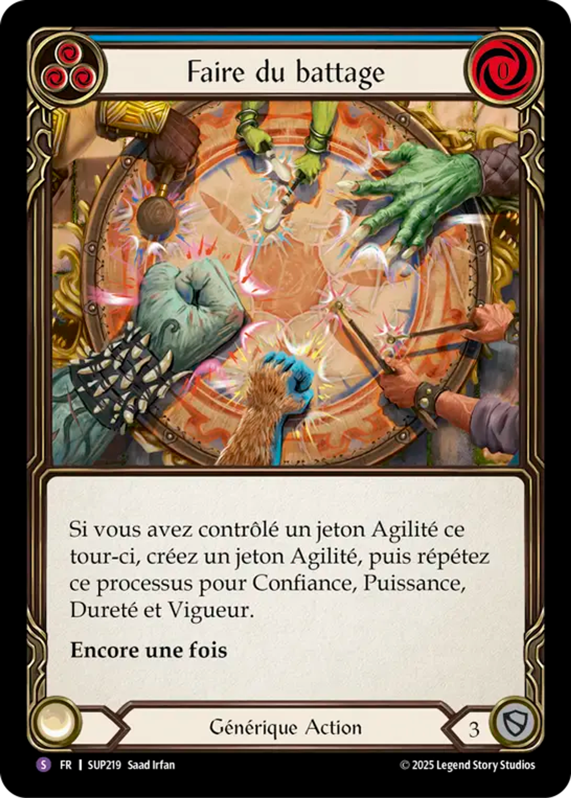 Faire du battage — Super Slam — Flesh and Blood
