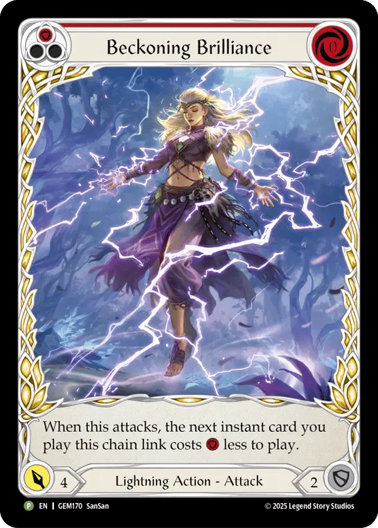 Beckoning Brilliance — GEM - Pack 5 — Flesh and Blood