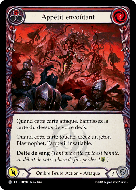 Appétit envoûtant — Usurp the Shadow Throne — Flesh and Blood