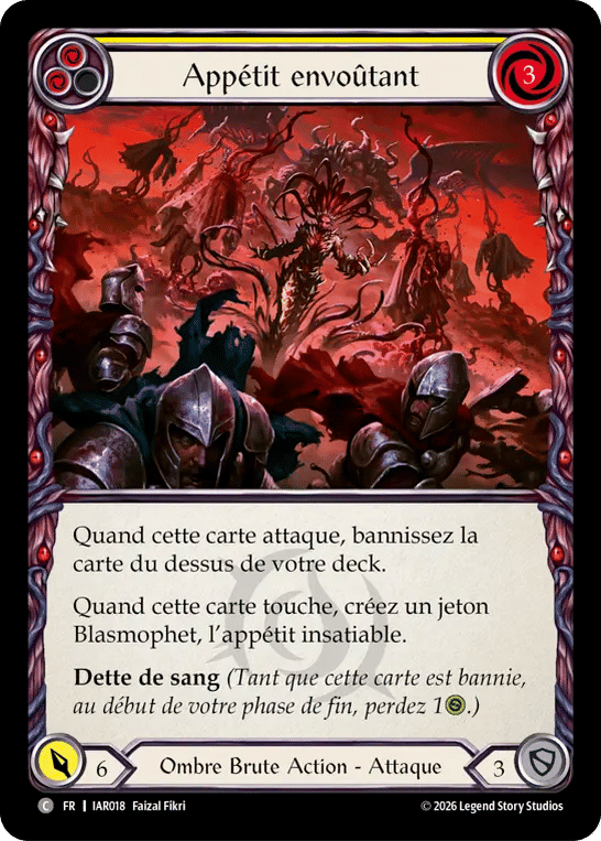 Appétit envoûtant — Usurp the Shadow Throne — Flesh and Blood