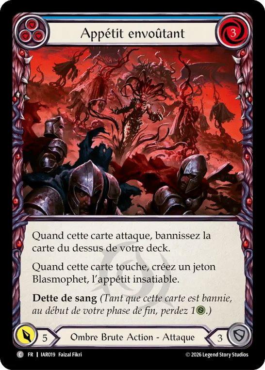 Appétit envoûtant — Usurp the Shadow Throne — Flesh and Blood