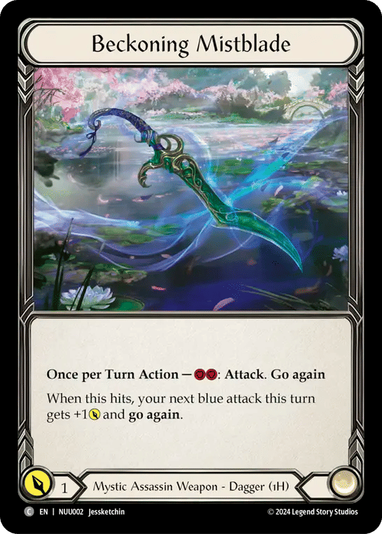 Beckoning Mistblade — Nuu - Blitz Deck — Flesh and Blood