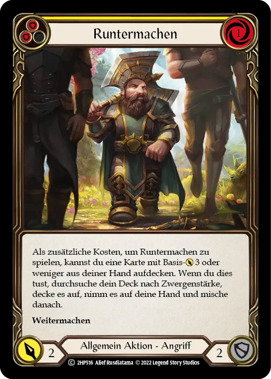 Belittle (Yellow) — History Pack 2 - Black Label — Flesh and Blood